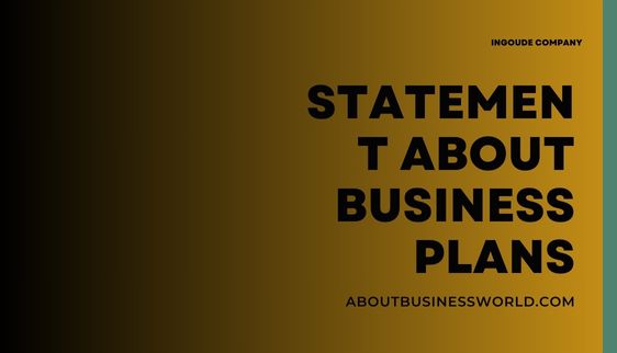 statement about business plans